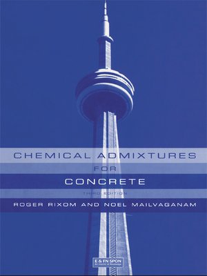 cover image of Chemical Admixtures for Concrete